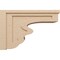 Ekena Millwork 12"W x 36"D x 24"H Classic Highland Rough Cedar Woodgrain TimberThane Corbel, Primed Tan CORUR12X36X24HLDRCPR - alternate 5